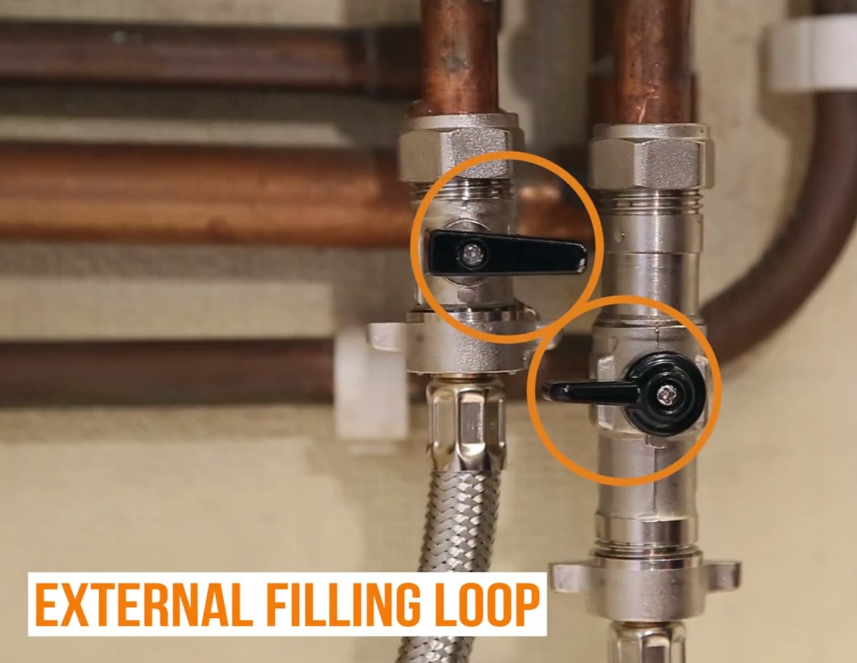 How To Top Up Pressure On A Combi Boiler Baxi 600 YouTube