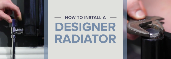 How to install a designer radiator blog banner