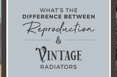 difference in reproduction and vintage rad banner